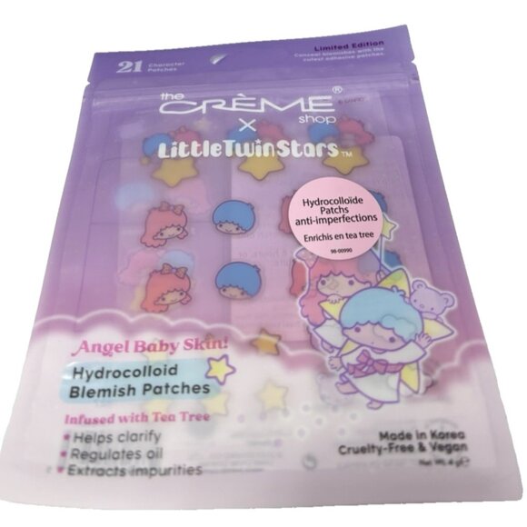 Crème Shop Little Twin Stars Angel Baby Skin Hydrocolloid Blemish Patches 21pc - Picture 4 of 4